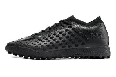 Men's Nike Phantom Ultra Venom TF Artificial Turf Low-Tops Football Shoes - Black/White