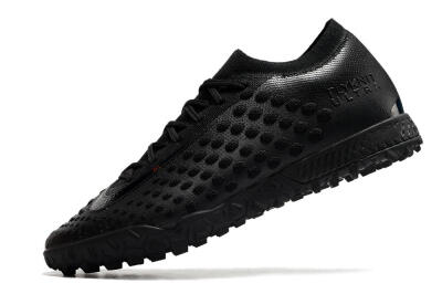 Men's Nike Phantom Ultra Venom TF Artificial Turf Low-Tops Football Shoes - Black/White