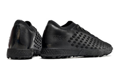 Men's Nike Phantom Ultra Venom TF Artificial Turf Low-Tops Football Shoes - Black/White