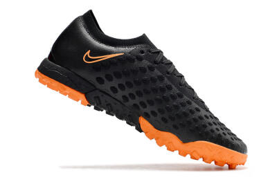 Men's Nike Phantom Ultra Venom TF Artificial Turf Low-Tops Football Shoes - Black/Orange