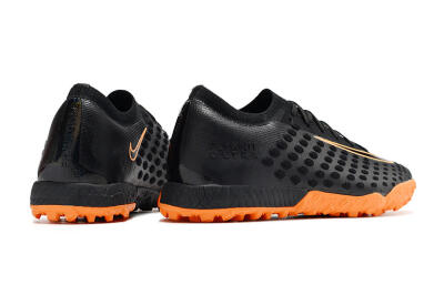 Men's Nike Phantom Ultra Venom TF Artificial Turf Low-Tops Football Shoes - Black/Orange
