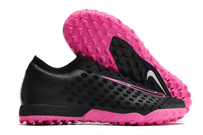 Men's Nike Phantom Ultra Venom TF Artificial Turf Low-Tops Football Shoes - Black/Pink