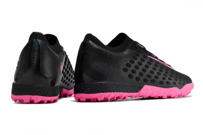 Men's Nike Phantom Ultra Venom TF Artificial Turf Low-Tops Football Shoes - Black/Pink