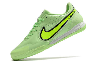 Men's Nike React Tiempo Legend 9 Pro IC Futsal/Indoor Low-Tops Football Shoes - Green/Black