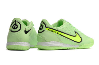 Men's Nike React Tiempo Legend 9 Pro IC Futsal/Indoor Low-Tops Football Shoes - Green/Black