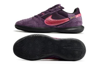 Men's Nike Streetgato IC Futsal/Indoor Low-Tops Football Shoes - Purple/Pink