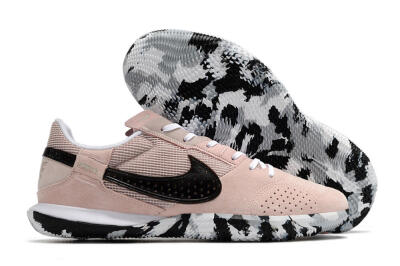 Men's Nike Streetgato IC Futsal/Indoor Low-Tops Football Shoes - Pink/Black/White