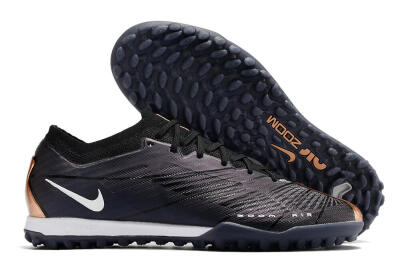 Men's Nike Air Zoom Mercurial Vapor 15 Elite TF Artificial Turf Low-Tops Football Shoes - Black/White