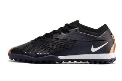 Men's Nike Air Zoom Mercurial Vapor 15 Elite TF Artificial Turf Low-Tops Football Shoes - Black/White