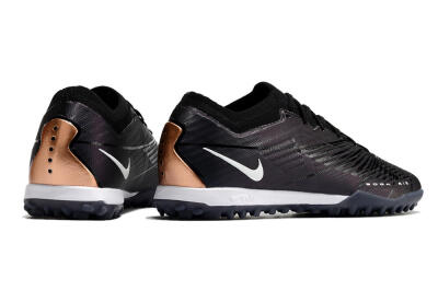 Men's Nike Air Zoom Mercurial Vapor 15 Elite TF Artificial Turf Low-Tops Football Shoes - Black/White