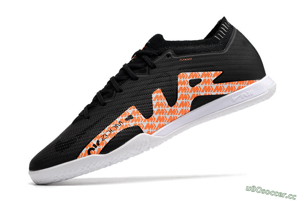 Men's Nike Air Zoom Mercurial Vapor 15 Elite IC Futsal/Indoor Low-Tops Football Shoes - Black/White/Pink 5