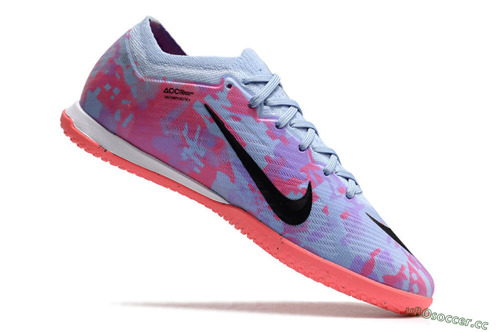 Men's Nike Air Zoom Mercurial Vapor 15 Elite IC Futsal/Indoor Low-Tops Football Shoes - Blue/Purple/Red 4