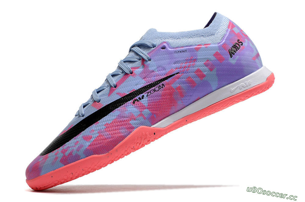 Men's Nike Air Zoom Mercurial Vapor 15 Elite IC Futsal/Indoor Low-Tops Football Shoes - Blue/Purple/Red 5