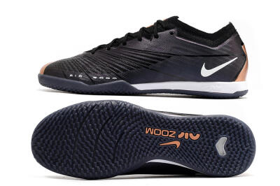 Men's Nike Air Zoom Mercurial Vapor 15 Elite IC Futsal/Indoor Low-Tops Football Shoes - Black/White
