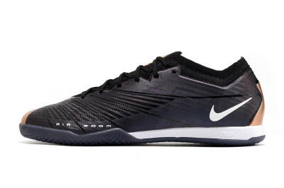 Men's Nike Air Zoom Mercurial Vapor 15 Elite IC Futsal/Indoor Low-Tops Football Shoes - Black/White