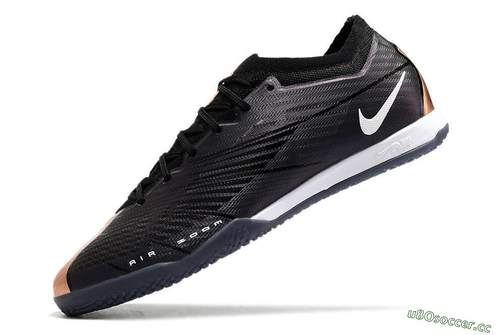 Men's Nike Air Zoom Mercurial Vapor 15 Elite IC Futsal/Indoor Low-Tops Football Shoes - Black/White 5