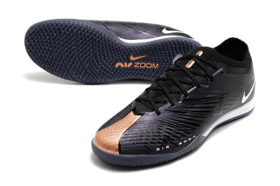 Men's Nike Air Zoom Mercurial Vapor 15 Elite IC Futsal/Indoor Low-Tops Football Shoes - Black/White