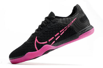Men's Nike Reactgato IC Futsal/Indoor Low-Tops Football Shoes - Black/Pink