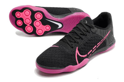 Men's Nike Reactgato IC Futsal/Indoor Low-Tops Football Shoes - Black/Pink