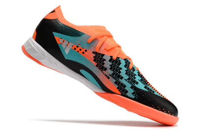 Men's Adidas X Speedportal.1 IC Futsal/Indoor Low-Tops Football Shoes - Orange/Silver/Black/Blue