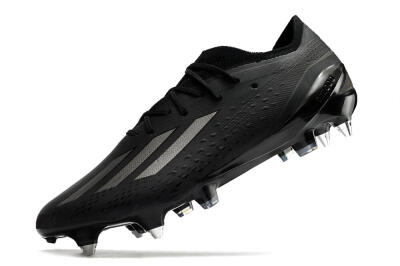 Men's Adidas X Speedportal.1 SG Soft Ground Low-Tops Football Boots - Black/Grey