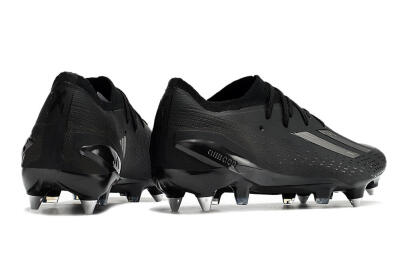Men's Adidas X Speedportal.1 SG Soft Ground Low-Tops Football Boots - Black/Grey