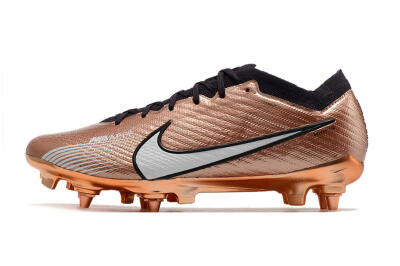 Men's Nike Air Zoom Mercurial Vapor 15 Elite SG Soft Ground Low-Tops Football Boots - Gold/White/Black