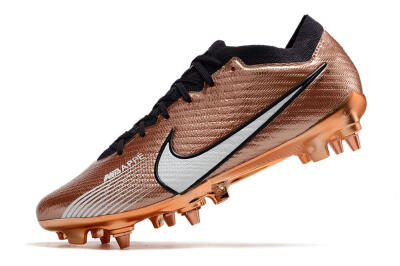 Men's Nike Air Zoom Mercurial Vapor 15 Elite SG Soft Ground Low-Tops Football Boots - Gold/White/Black