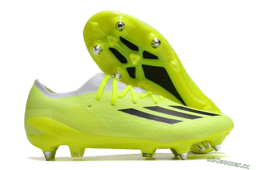 Men's Adidas X Speedportal.1 SG Soft Ground Low-Tops Football Boots - Green/White/Black 2