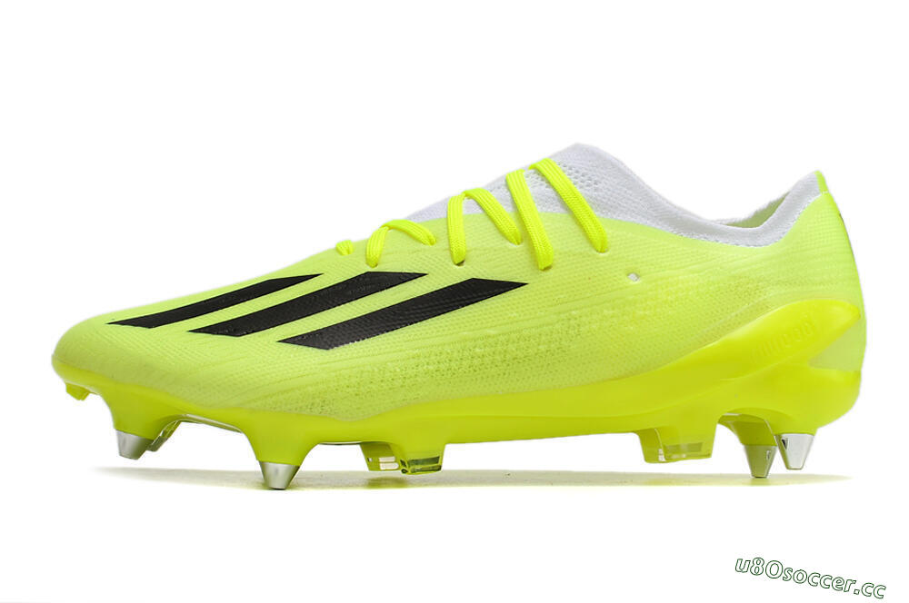 Men's Adidas X Speedportal.1 SG Soft Ground Low-Tops Football Boots - Green/White/Black 0
