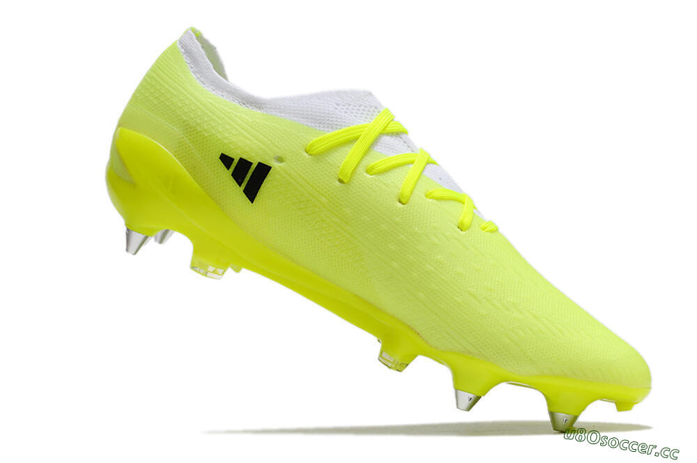 Men's Adidas X Speedportal.1 SG Soft Ground Low-Tops Football Boots - Green/White/Black 4