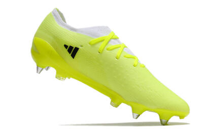 Men's Adidas X Speedportal.1 SG Soft Ground Low-Tops Football Boots - Green/White/Black