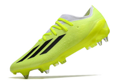 Men's Adidas X Speedportal.1 SG Soft Ground Low-Tops Football Boots - Green/White/Black