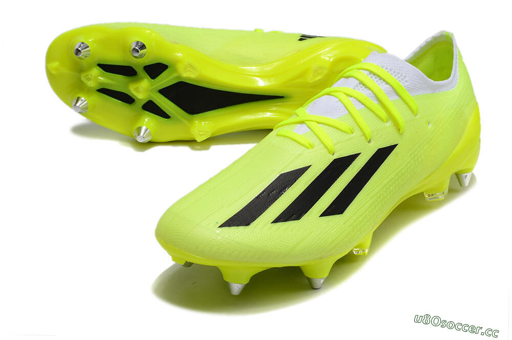 Men's Adidas X Speedportal.1 SG Soft Ground Low-Tops Football Boots - Green/White/Black 3