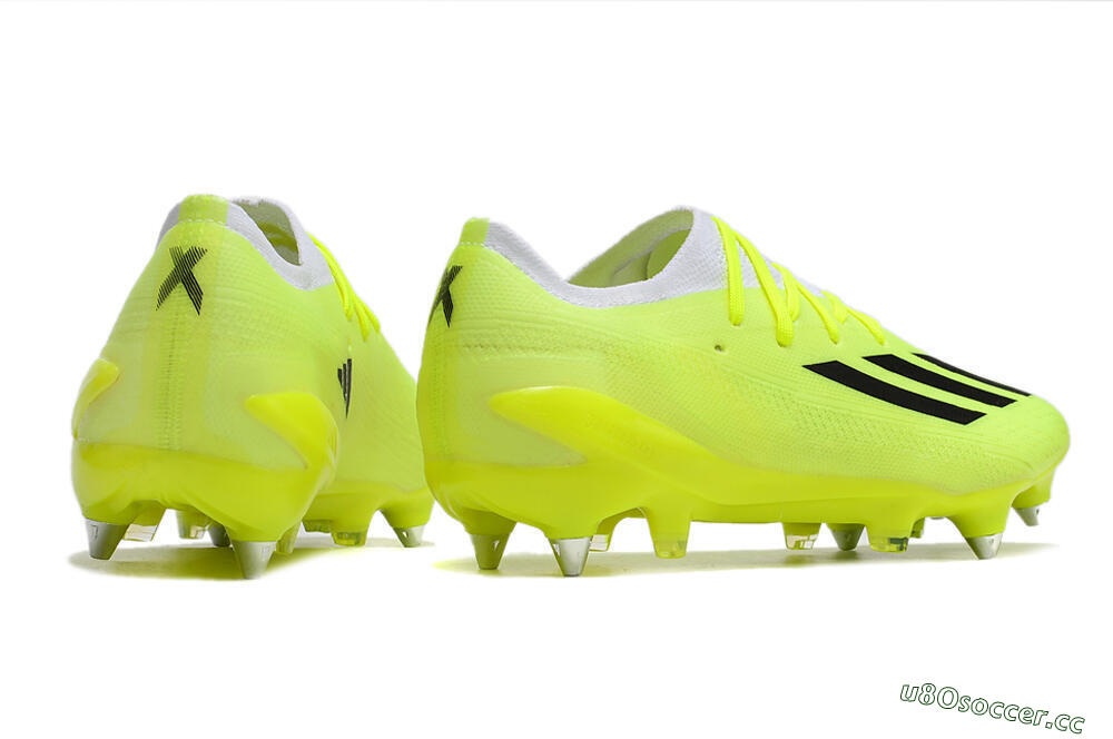 Men's Adidas X Speedportal.1 SG Soft Ground Low-Tops Football Boots - Green/White/Black 6