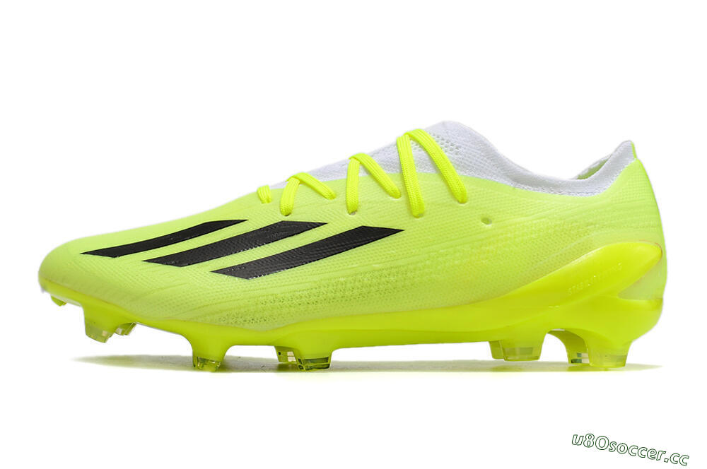 Men's Adidas X Speedportal.1 FG Firm Ground Low-Tops Football Boots - Green/White/Black 0