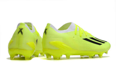 Men's Adidas X Speedportal.1 FG Firm Ground Low-Tops Football Boots - Green/White/Black