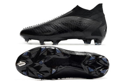 Men's Adidas Predator Accuracy+ FG Firm Ground High-Tops Football Boots - Black/Grey