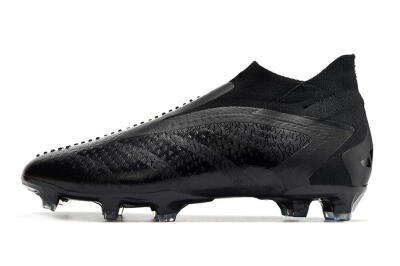 Men's Adidas Predator Accuracy+ FG Firm Ground High-Tops Football Boots - Black/Grey