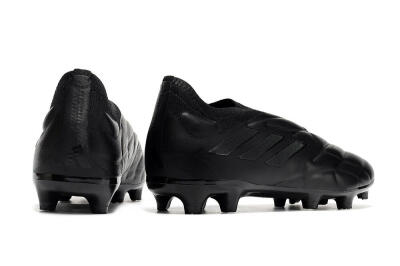 Men's Adidas Copa Pure+ FG Firm Ground Low-Tops Football Boots - Black/Black