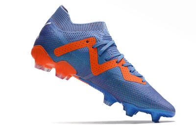 Men's Puma Future Ultimate FG Firm Ground Low-Tops Football Boots - Blue/Orange/White