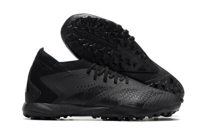 Men's Adidas Predator Accuracy.3 TF Artificial Turf Low-Tops Football Shoes - Black/Black