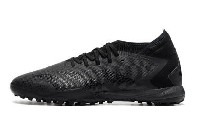 Men's Adidas Predator Accuracy.3 TF Artificial Turf Low-Tops Football Shoes - Black/Black