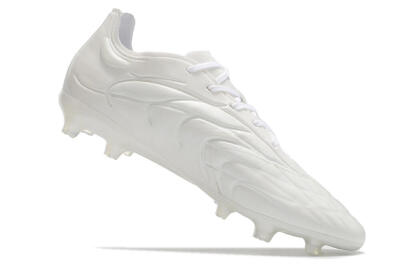 Men's Adidas Copa Pure.1 FG Firm Ground Low-Tops Football Boots - White/White