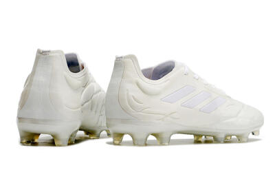 Men's Adidas Copa Pure.1 FG Firm Ground Low-Tops Football Boots - White/White