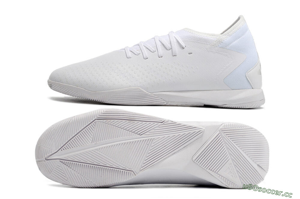 Men's Adidas Predator Accuracy.3 IC Futsal/Indoor Low-Tops Football Shoes - White/White 1