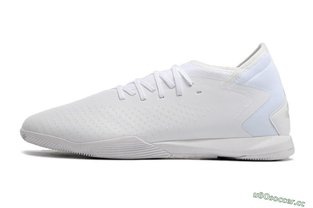 Men's Adidas Predator Accuracy.3 IC Futsal/Indoor Low-Tops Football Shoes - White/White 0