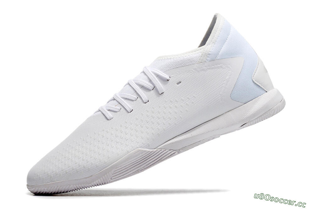 Men's Adidas Predator Accuracy.3 IC Futsal/Indoor Low-Tops Football Shoes - White/White 5