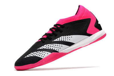 Men's Adidas Predator Accuracy.3 IC Futsal/Indoor Low-Tops Football Shoes - Black/Pink/White