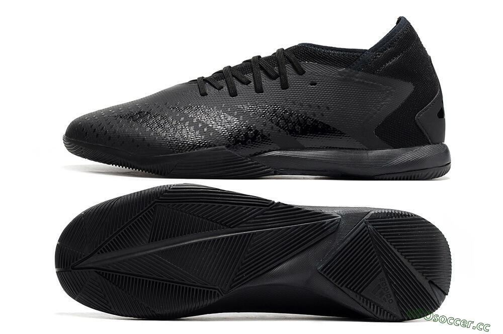 Men's Adidas Predator Accuracy.3 IC Futsal/Indoor Low-Tops Football Shoes - Black/Grey 1